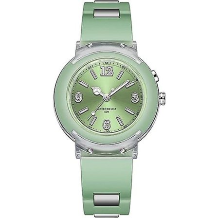 Dameur LED-baggrundslys Sygeplejeure til kvinder med brugt Teenagerure til piger Hvid Sort Pink Grøn