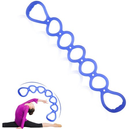 Motstandsbånd, 7-rings stretch treningssett for fullkroppsøkter, BetterJonny Yoga & Fitnessbånd for hjemmegym, gåtrening