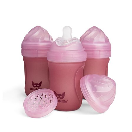 Herobility Smokkflasker Rosa 220 ml 3-pakning