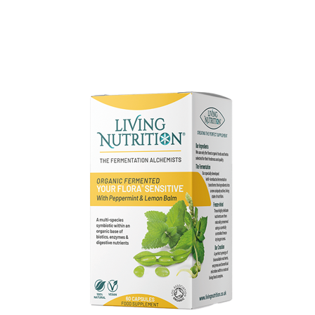 Living Nutrition Your Flora Symbiotic Sensitive 60 kapslar