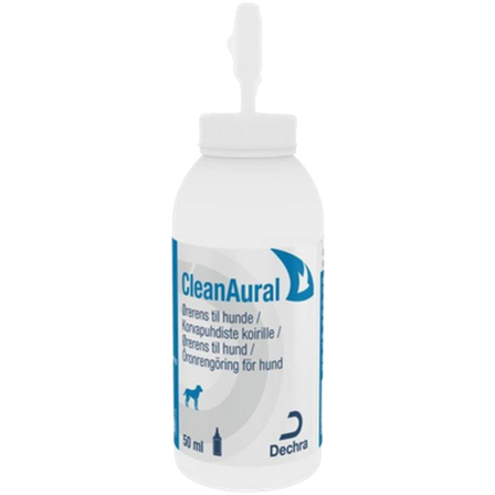 Dechra - CleanAural Dogs 50 ml - Hund - Hundepleie & kosttilskudd - Ørepleie for hund - ZOO.no