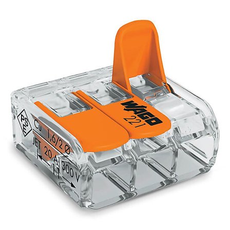 GELIA Koblingsklemme Wago 3x0.08 2.5kv