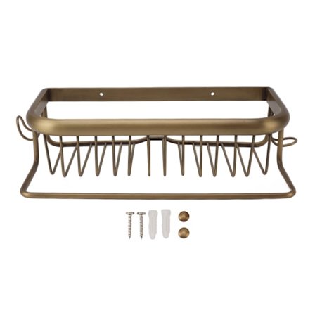 Suihkuhylly Retrotyylinen Vahva Kupari Tilaa Säästävä Monitoiminen Kylpyhuoneen Seinähylly WC:hen Pesuhuoneeseen Keittiöön