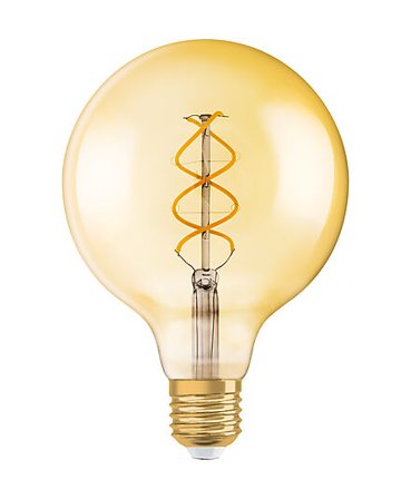 OSRAM LED lyspære Globe G125 25 gold E27