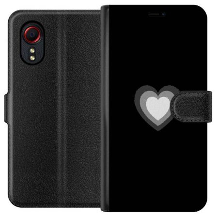 Kompatibel Tegnebogsetui til Samsung Samsung Galaxy Xcover 5 Soft Glow Heart