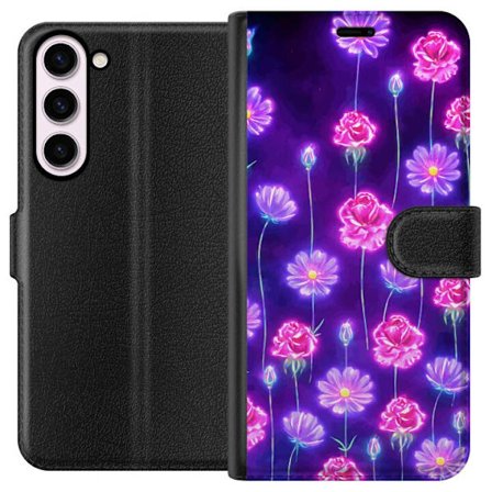 Kompatibel Tegnebogsetui til Samsung Galaxy S23+ Bloom Reverie Electric Petals