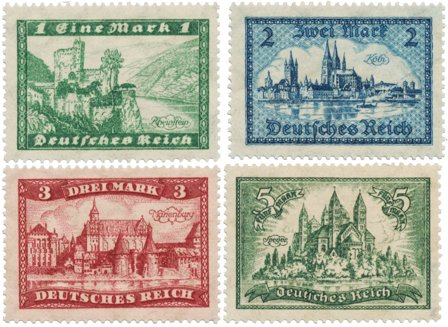 Tyske Rige 1924 - MICHEL 364-367 - Postfrisk