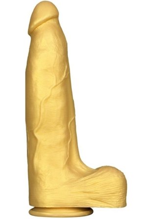XXL Silikon Dildo Gold 33 cm