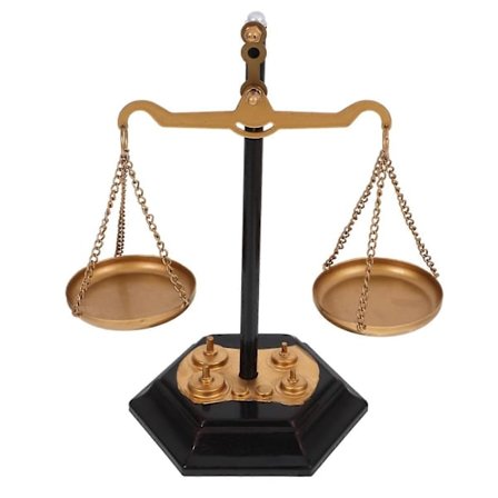 Metall Vekt Borddekorasjon Bord Libra Vekt Metall Midtstykke Balanse Vekt
