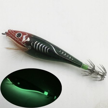 Puiset katkaravun vieheet Squid koukku F F