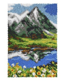 Ryijymatto/seinävaate Vuoristomaisema