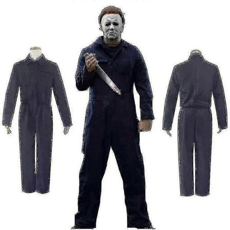 Halloween Moonlight Panic Michael Myers Halloween Kostym Kostym