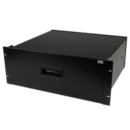 StarTech 4U Black Steel Storage Drawer for 19in Racks and Cabinets - Rack storage drawer - 4U - 4UDRAWER - lagerskuff til rack - 4U