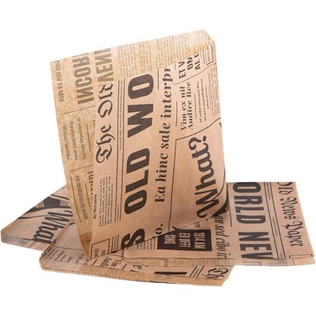 Heta 2025 (200-pack) Hantverk 150 x 150 mm Papper Festartiklar 15 x 15 cm Påsar Lunchförvaringsbehållare Mat Hamburgare Pommes Frites (200)