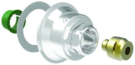 Vatette V6 Kopplingsbricka för plaströr 15 mm rördiameter, Installation