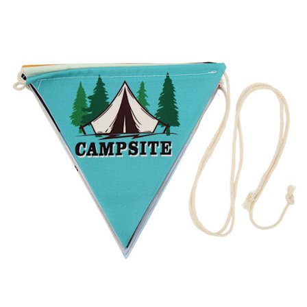 Camping Vimpelgirlang 3 Meter Vimpel 10st Vimplar Färgglad Banner Dekoration för Utomhusbruk