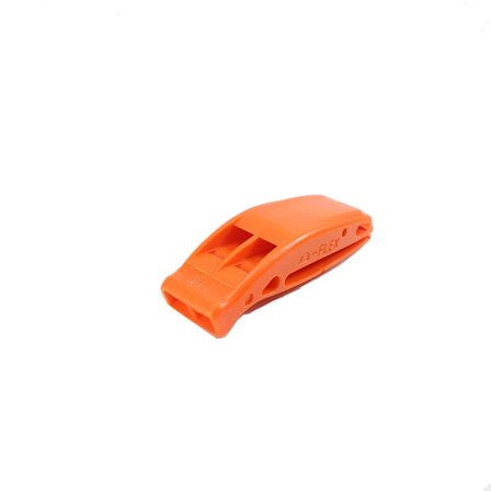 2 stycken orange Dual Frequency High Decibel Survival Whistle Tool