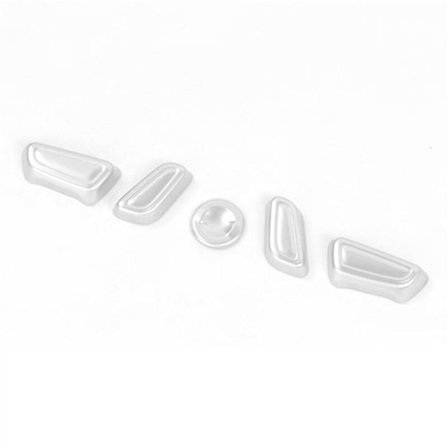 Bilstylning ABS Sølv til BZ4X EA10 2022 Interiør Sædeadjusterings Dekoration Pailletter Klistermærke