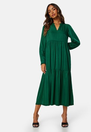 Happy Holly Pammela Dress Dark green Klær