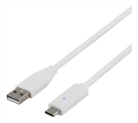 Deltaco USB type C-kabel - USB til 24 pin USB-C - 1.5 m
