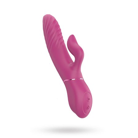 Rechargeable Premium Thrusting & Vibrating Rabbit - Vuxen.se - Rabbitdildo, dildo med klitorsstimulans, vibrerande dildo