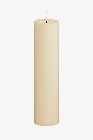 DeluxeHomeart - LED-pelarljus 5x20 cm - Vit - Ljus - Från Homeroom