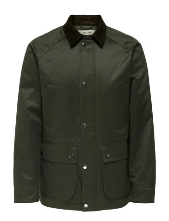 ONLY & SONS | Onsbob Waxed Jacket Otw | L