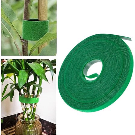 50M Hagebånd for Plantefiksering 12mm Bredt Hagebånd Nylon