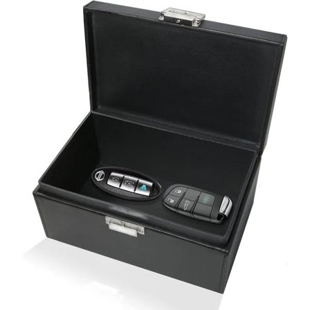 Ekstra Stort Faraday-bur til Bilnøgler - Tyverisikringsboks til Bilsikkerhed - Nøgleopbevaringsboks