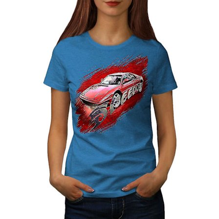 Speed ​​Racing Auto Car Kvinnlig T-shirt för kvinnor