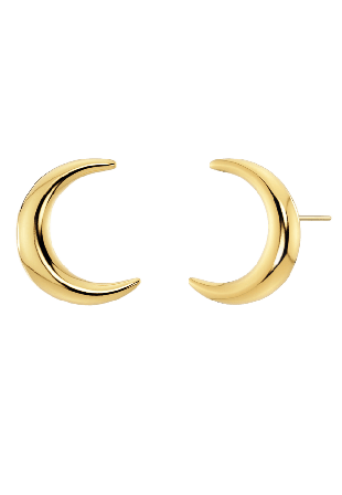 Edblad New Moon Studs L Smycken & klockor Dam Guld ONESIZE