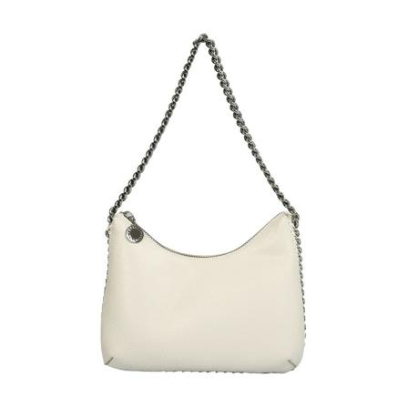 Stella McCartney Falabella Zip Mini Shoulder Taske Hvid, Dame Skuldertasker, Størrelse: ONE Size