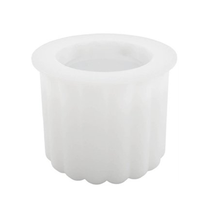 Lysestage Harpiksforme Silikone Stribet Kopform til Bagning og Håndværk DIY Spisebord Midterstykker Dekorationer