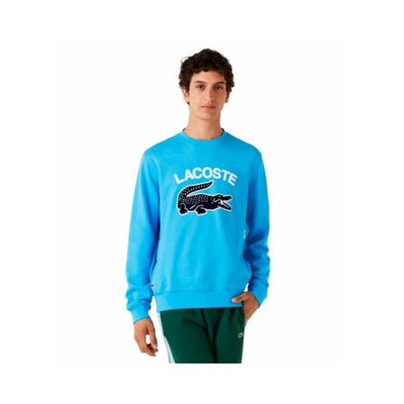Lacoste, Sweatshirts ; Hoodies Blauw, Heren, Maat:L