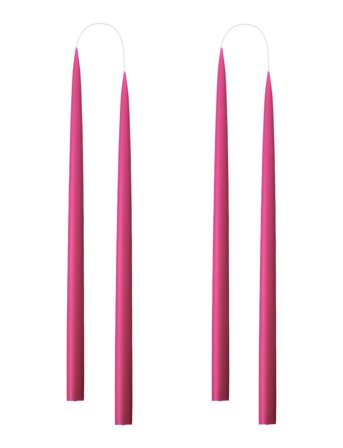 Hand Dipped Candles, 4 Pack Pink Kunstindustrien