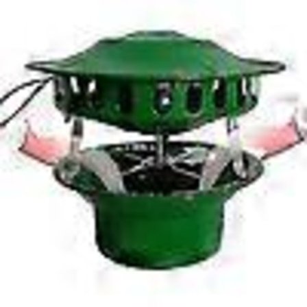 Elektrisk skorstensventilator til grillhytte termokomfur brændeovn - 80w