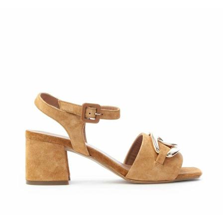 Carmens Sandal Band Catena Tania Chain , Bruin , Dames , Maat: 41 EU