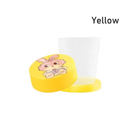 4 Stk 100ML Vandkop Foldekop GUL GUL