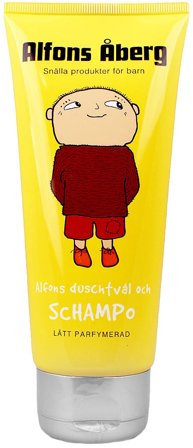 Alfons Åberg Alfons' Showergel Og Shampoo 200 ml, Hår, Shampoo, Hårshampoo