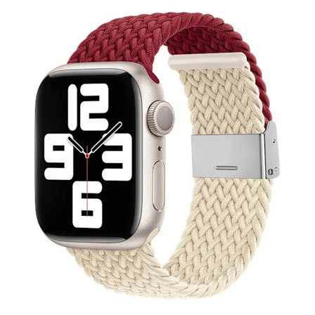 Flätat armband kompatibelt med Apple Watch-armband 49mm 40mm 44mm 45mm 41mm 46mm 42mm 45mm Armband IWatch Ultra Series 11 10 9 7 8 6 5 SE Armband