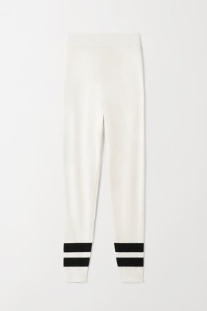 Soft Goat - Ski Base Layer Pants - Women cashmere pants - S - Off White