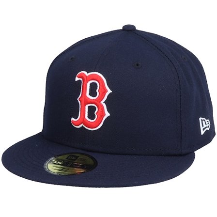 New Era - MLB Ble fitted Czapka Z Daszkiem - Boston Red Sox Authentic On-Field 59Fifty Navy Fitted @ Hatstore