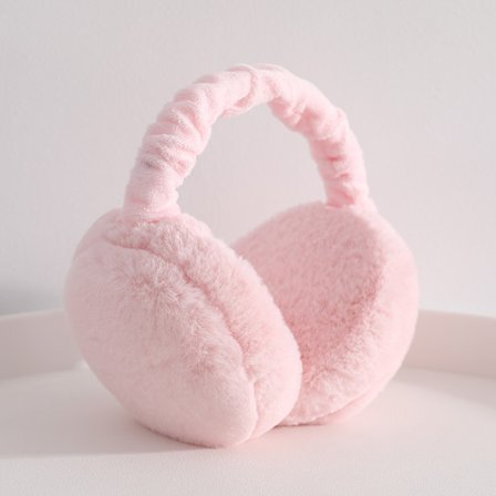 Rosa sammenleggbare vinterørevarmere Unisex Anti Cold Earmuffs Plu