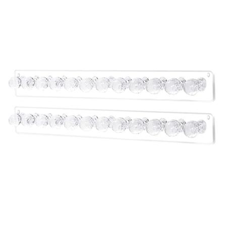 2 Delar Halsband Hängande Hållare Smycken Organizer Hängare Själv