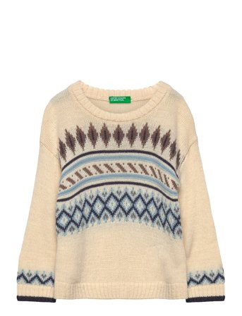 United Colors of Benetton Sweater L/S - Beige - 110