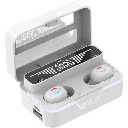 (Vit)Trådlösa Bluetooth In-Ear Hörlurar, Touch Control a,ZQKLA