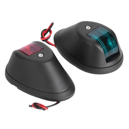 Vedenpitävä punainen vihreä LED-merkinantovalo navigointivaroitusvalo merivenejahdille 12V