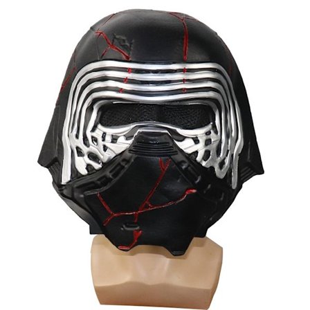 Vader Kylo Ren Hjelm Latex Maske med Arr