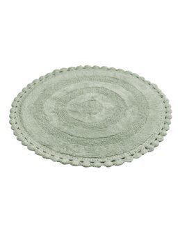 Bademåtte Rimini Ensfarvet Rund Grøn