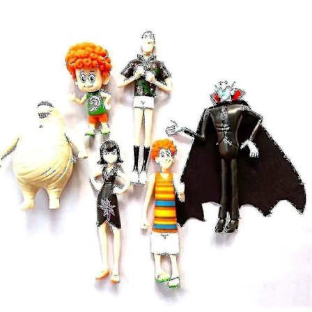 Hotel Transylvania Figurer Set med 6 Stycken - Mini Anime Dockor - Modellleksak - 1